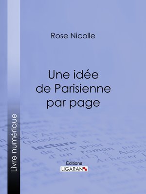 cover image of Une idée de Parisienne par page
